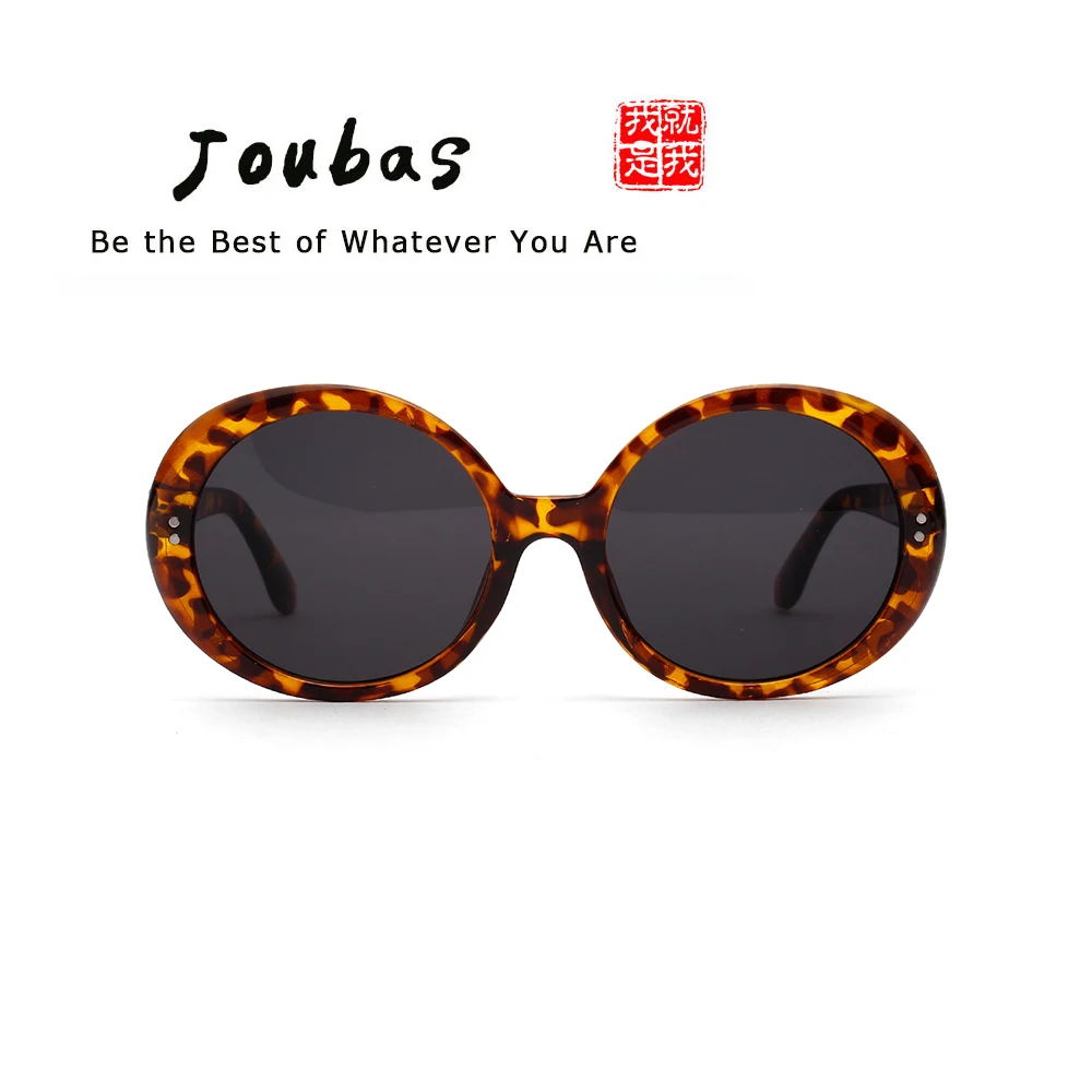 Женские винтажные Круглые Солнцезащитные очки Joubas овальные розовые