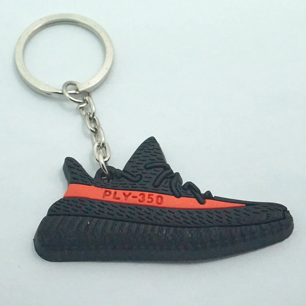 50 шт. силиконовые тапки брелок SPLY-350 BOOST 350 V2 брелок обувь Автомобильный держатель для ключей женщина Для мужчин сумку очарование аксессуары брелоки