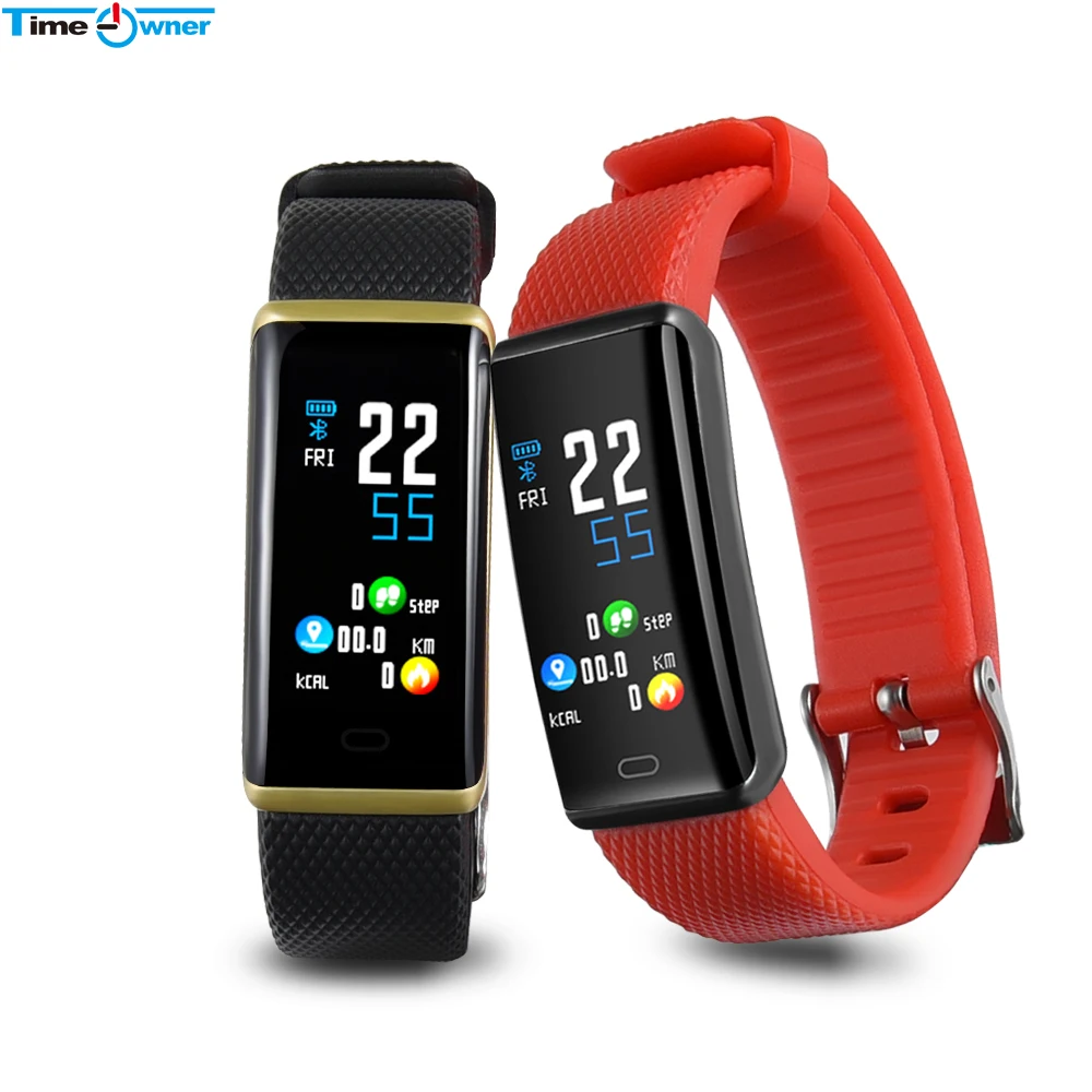 TimeOwner смарт-Браслет Шагомер монитор сердечного ритма во время сна крови