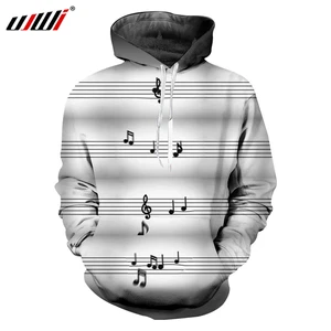 UJWI зима горячая распродажа мужские спортивные толстовки 3D принт музыкальная нотка Большой размер Досуг 5XL спандекс Мужской пуловер Бесплатная доставка