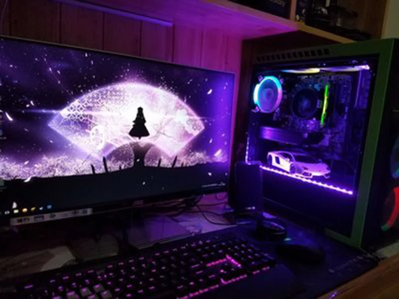 Горячий RGB Аврора охлаждающий вентилятор 120 мм 6Pin контроллер Светодиодная лента кольцо для компьютера кулер воды великолепный цвет регулируемый вентилятор радиатора