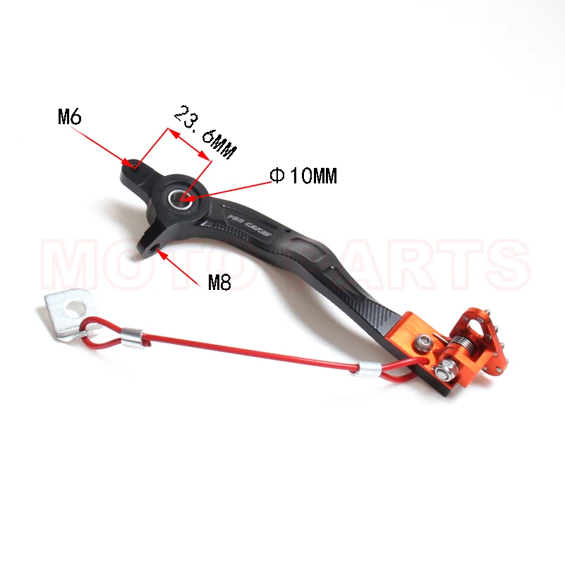 Алюминиевая задняя педаль тормоза рычаг для exc sx xc w f 125 150 200 250 300 350 450