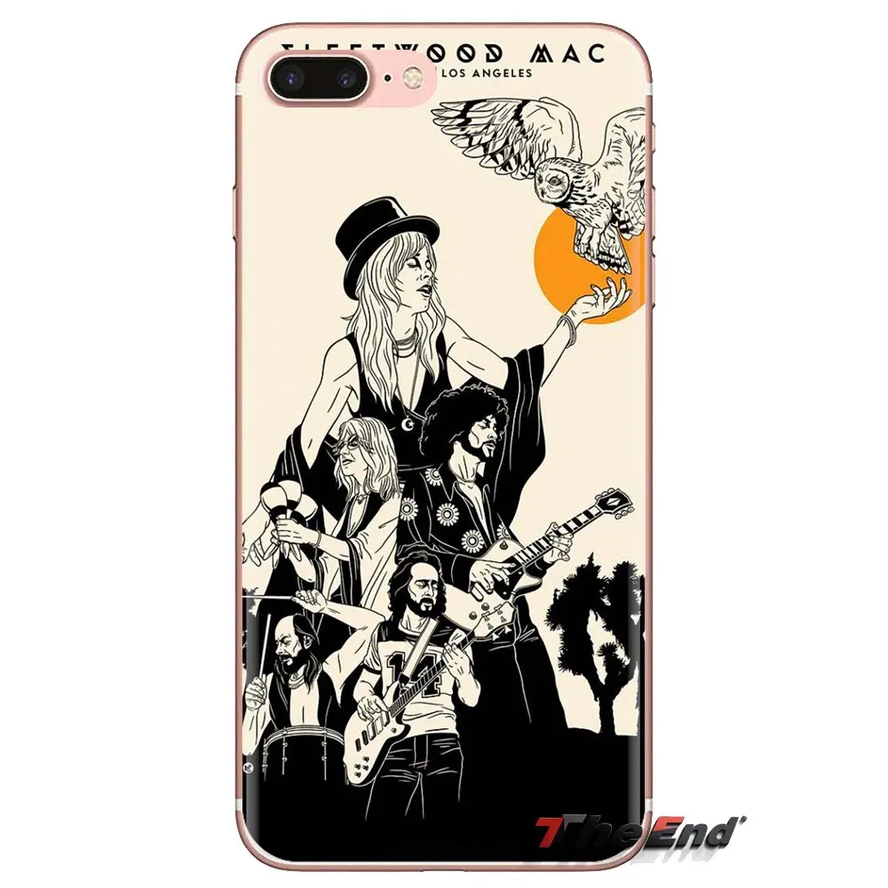 Для Sony Xperia Z Z1 Z2 Z3 Z5 compact M2 M4 M5 C4 E3 T3 XA Huawei Mate 7 8 Y3II ТПУ чехол сумка Fleetwood Mac blues soft rock Band |