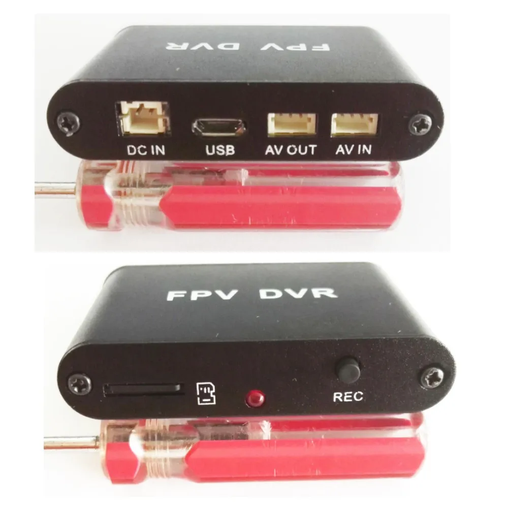 Оригинальный FPV DVR Micro D1M 1CH 1280x720 30f/s HD AV рекордер с поддержкой TF карты 32 Гб работает