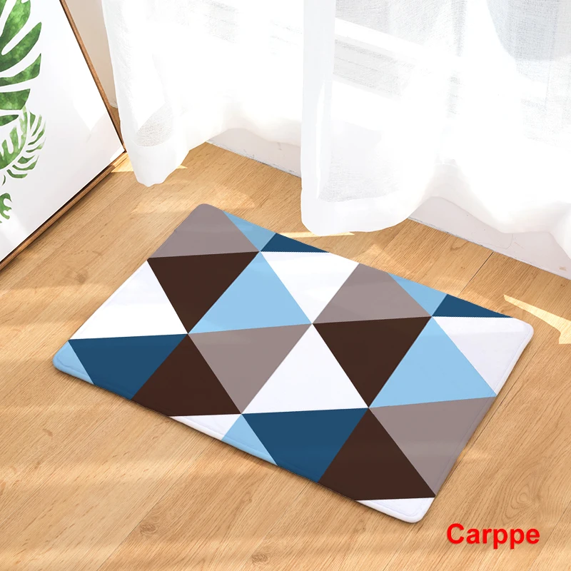 2017 Придверные коврики с геометрическим принтом для кухни и ванной комнаты