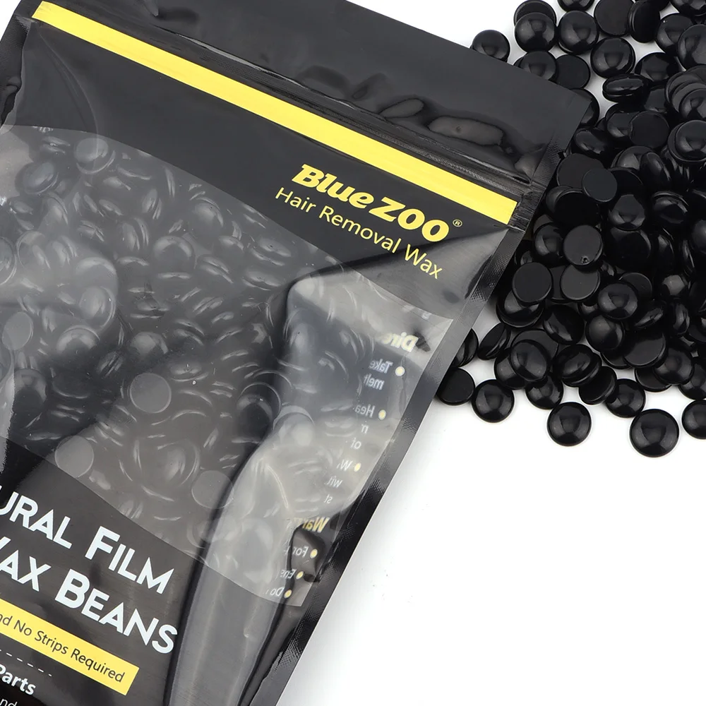 Blue ZOO Freeshipping 250g Black hair removal hard wax beans Nature Waxing Body Hair Removal | Красота и здоровье