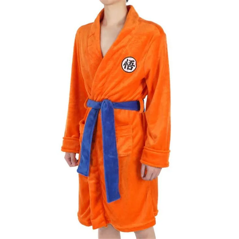 Японское аниме Dragon Ball ночной халат Косплей костюмы Сон Гоку какаротто коралловый