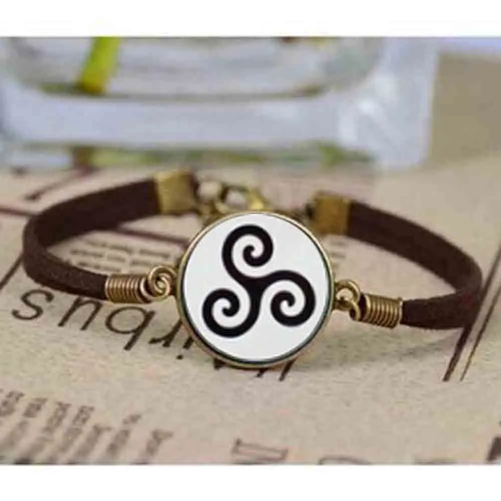 Заводская цена подростковый Волк браслет Triskele Triskelion Allison серебряные браслеты для