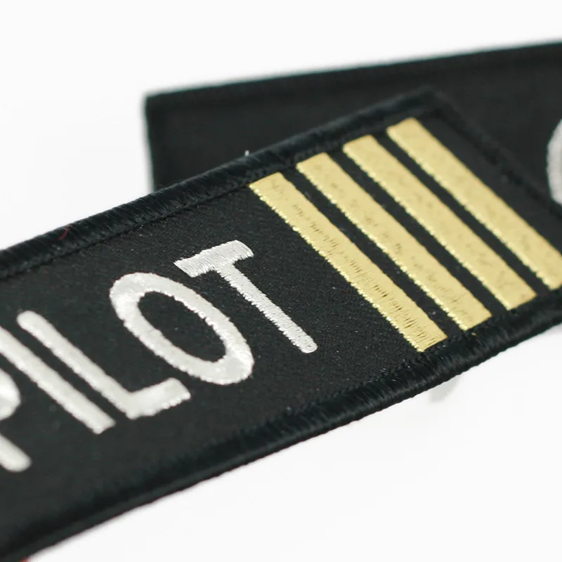 Flight Crew Keychain Aviation Gifts for Pilot Key chain Embroidery Keying Bag Tag Gift Lover | Украшения и аксессуары
