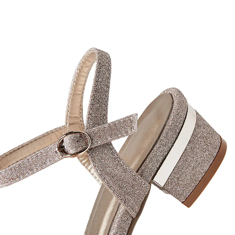 Новинка 2017 летняя обувь Lsewilly на среднем каблуке женские милые сандалии