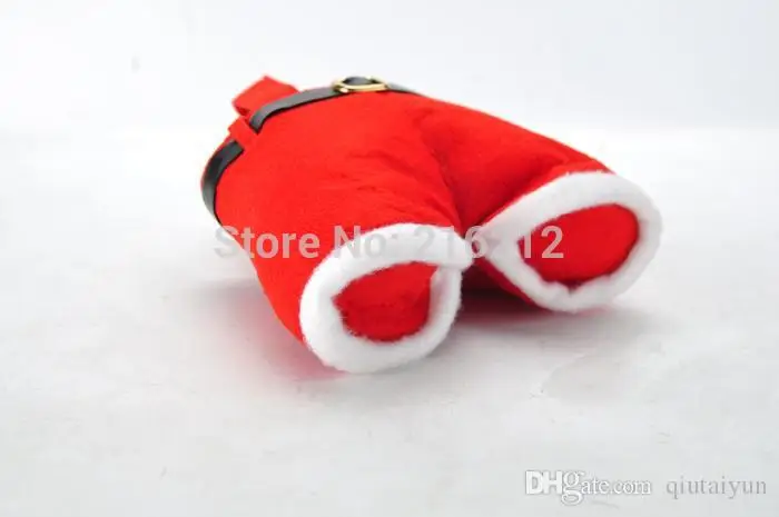 

Hot Christmas Gift Santa Claus Pants Candy Treat Bag Cute Nylon Santa Pants Treat Candy Bags for Christmas Gift Red Bag Wedding