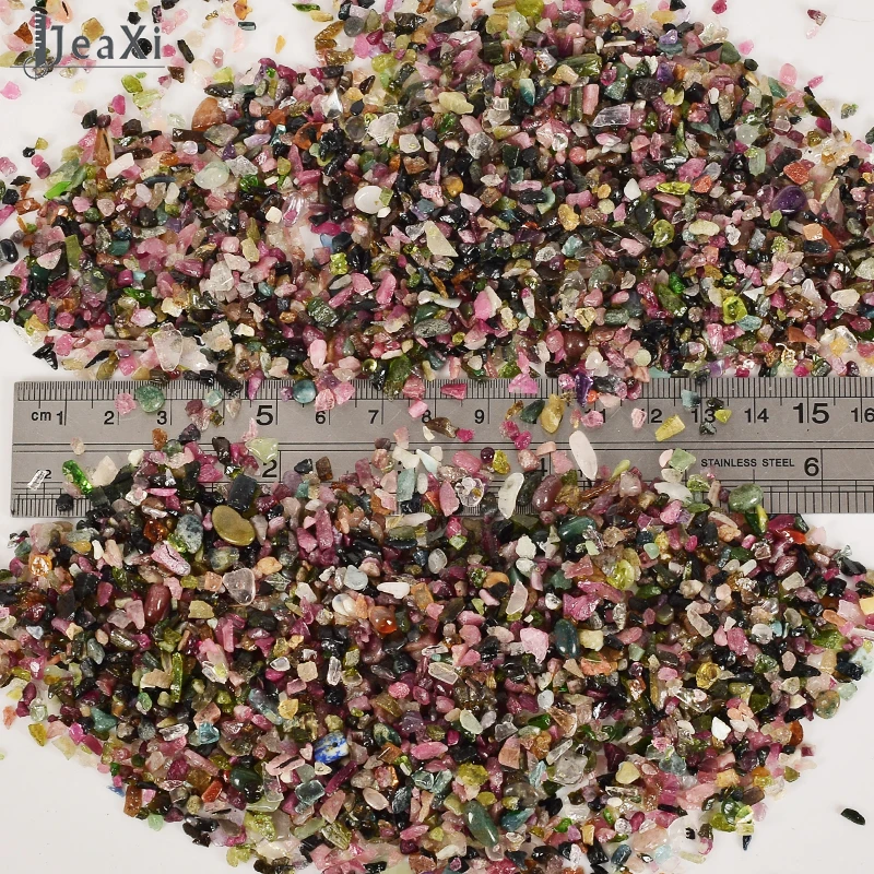 

100 gram natural rubellite gemstone rock mineral chips tumbled stone home decor crystal healing reiki