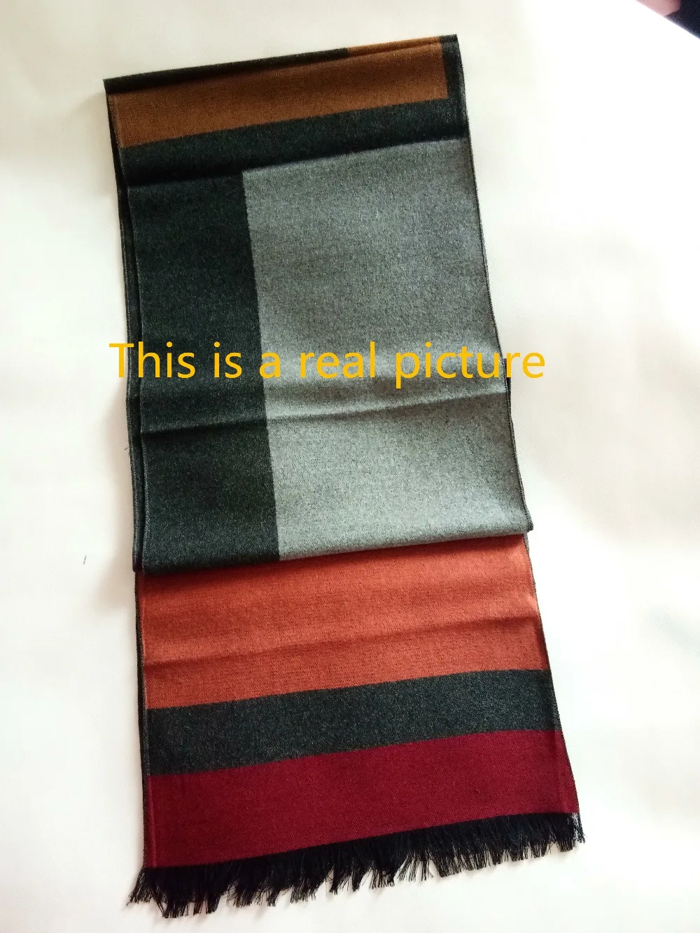 

2018 New Men Scarf Color Contract Mufflers Business Casual Men's Scarves Neckerchief for Male Winter Shawl pashmina sjaal szalik
