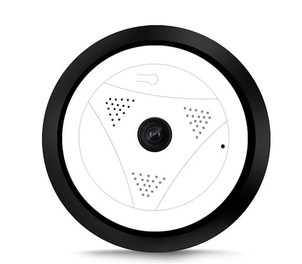 2 МП 1080P 360 градусов объектив рыбий глаз панорамный вид WIFI IP камера|Видеокамеры °| |