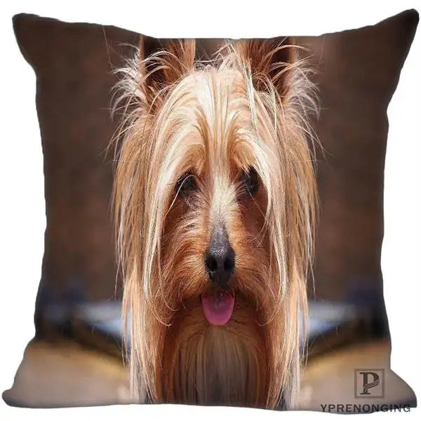 Square Pillowcases Заказная декоративная наволочка Йоркширский терьер квадратная Наволочка на молнии лучший подарок 35X35,40x40,45x45 см(одна сторона) 180516-18 - Цвет: Square Pillowcases