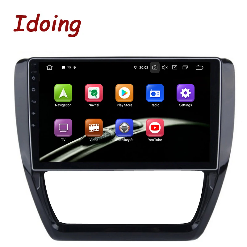 Idoing " 2.5D PX5 автомобильный Android 9,0 Радио мультимедийный плеер для Volkswagen/VWJetta Восьмиядерный 4G+ 64G gps навигация TDA 7850