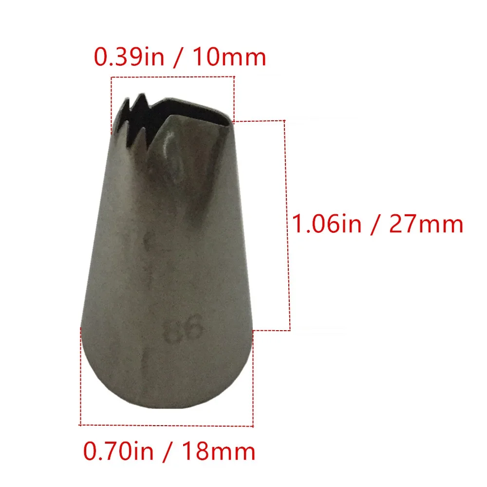 Кондитерские насадки для крема из нержавеющей стали 4 шт./компл. | Дом и сад