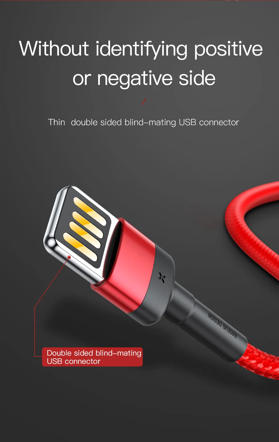 Baseus 2.4A USB кабель обновленный Реверсивный кабель для быстрой зарядки для iPhone X Xs 8 7 iPad мини мобильный кабель для зарядки телефона шнур для передачи данных