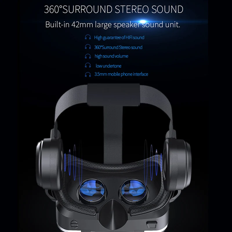 Стереогарнитура Shinecon 6 0 Pro 3D очки виртуальной реальности Google VR гарнитура с