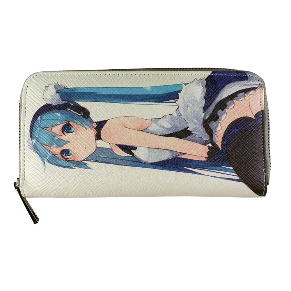 Новый Аниме Хацунэ Мику 3 Dcosplay моделирование kawaii idol бумажник pu + холст молния