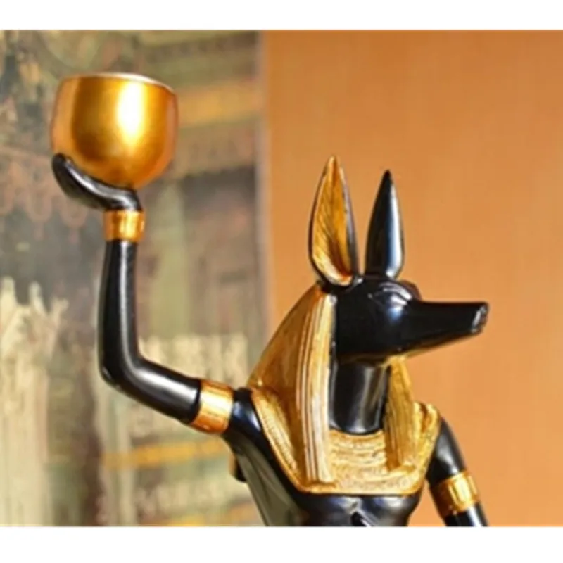 Магниты в египетском стиле Inugami Candleholder украшения креативная гостиная спальня обои для рабочего стола древний Египетский ремесленник X1803
