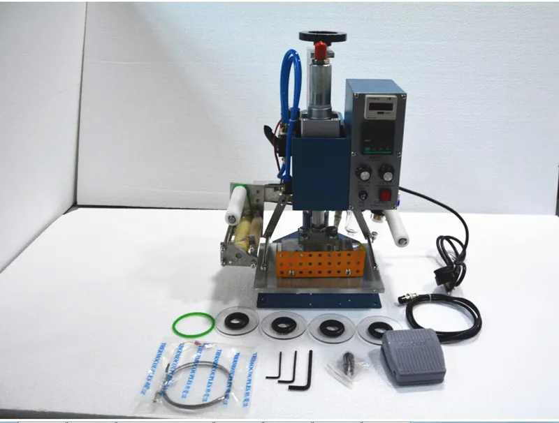 

Пневматическая печатная машина 130*100 мм, принтер кожа, Creasing, машина для горячего тиснения фольгой маркировка пресса 220V 400W