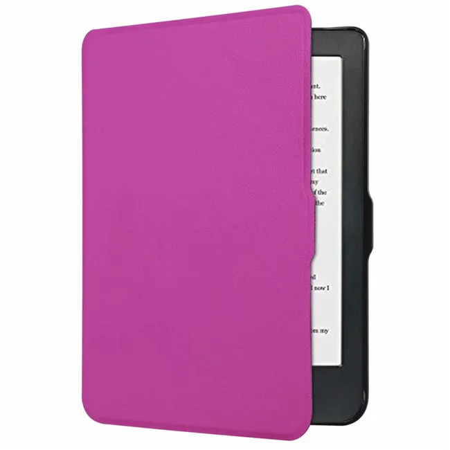 Тонкий чехол для Funda Kobo Clara HD 6,0 дюймов Чехол для электронных книг Смарт ПУ кожаный флип защитный чехол - Цвет: C