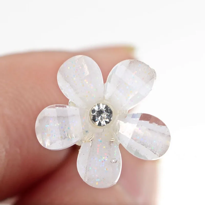 5 шт./плита типа U волосы цветок зажим для волос Красивая Дамская Мода тиара