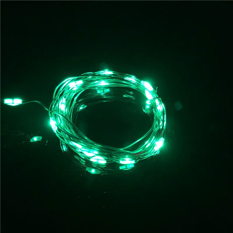 2 м 20 LED Батарея управляемая медный провод гирлянды светодиодные огни на