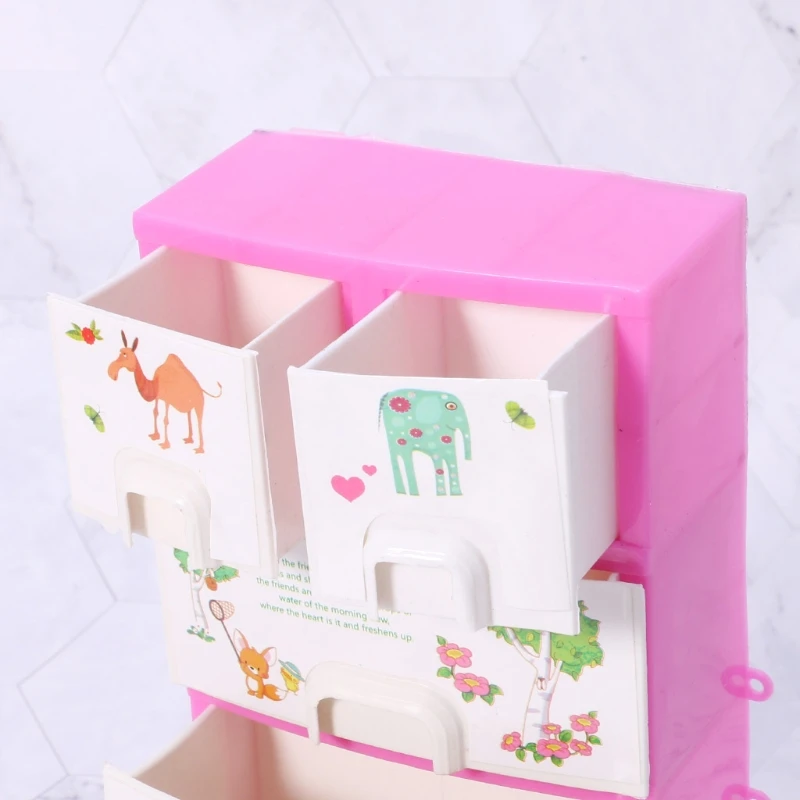 Кукольные аксессуары детские игрушки шкаф с принтом для кукольных девочек