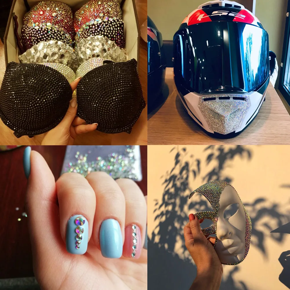 Стразы из смолы диаметром 4 мм 1000 шт.|Стразы| |