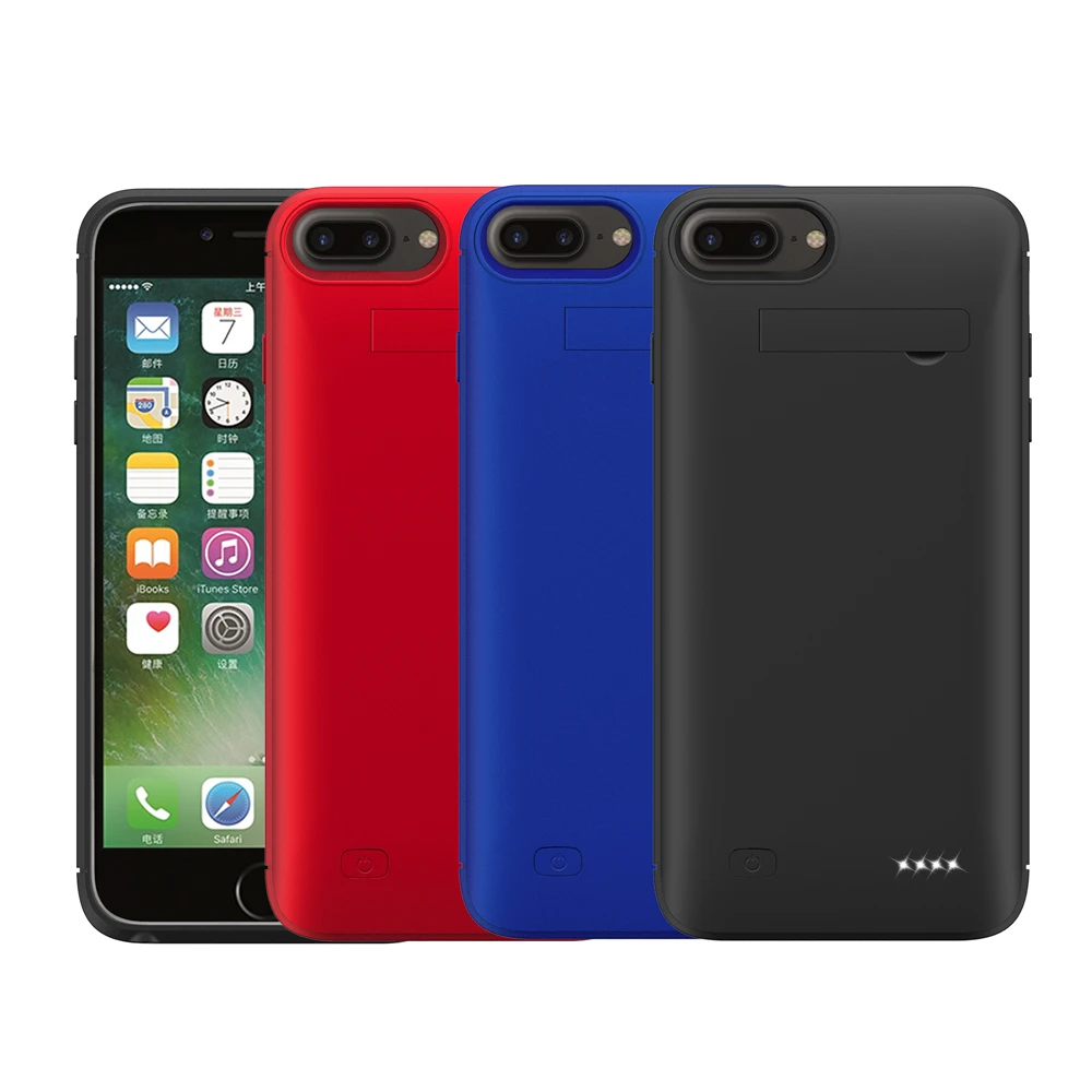 5200 мАч портативное зарядное устройство чехол для iPhone 8/7/6s плюс Power Bank 8/7/6s/6 Plus
