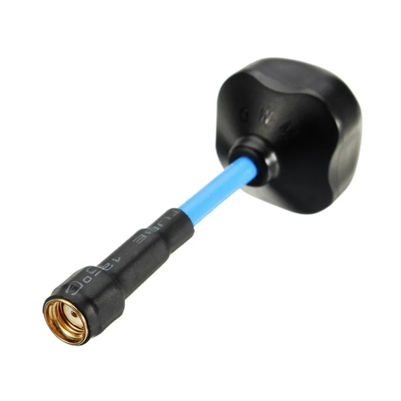 Турбина 5 8G 8dBi RHCP Грибная FPV антенна RX/TX RP-SMA/SMA Male Black для радиоуправляемой модели