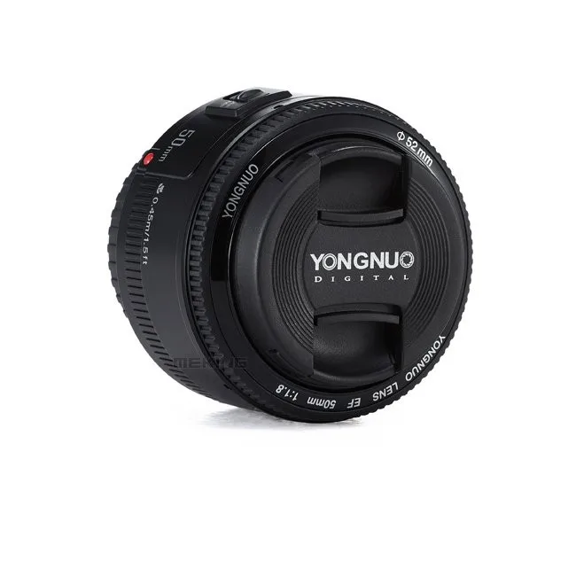 YONGNUO YN50mm F1.8 Камера объектив EF 50 мм для Canon диафрагма автофокусом линзы для EOS DSLR 700D 750D 800D 5D Mark II IV 10D 1300