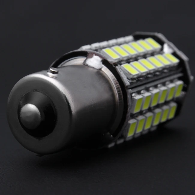 FORAUTO белый светодиодный светильник источника сигнала поворота поиска 80SMD 1156 AC/DC 12V