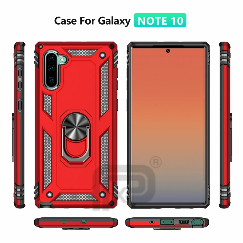 Для samsung Galaxy Note 10 Plus Note10 + чехол кольцо Броня противоударный для |