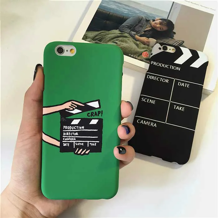Новинка Матовый Жесткий пластиковый Чехол с надписью Clap Stick для iPhone 6 6s plus