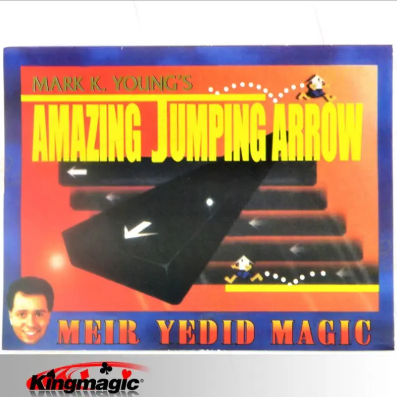 Kingmagic удивительные прыгающие стрелы весло магический трюк в уличном стиле фокусы