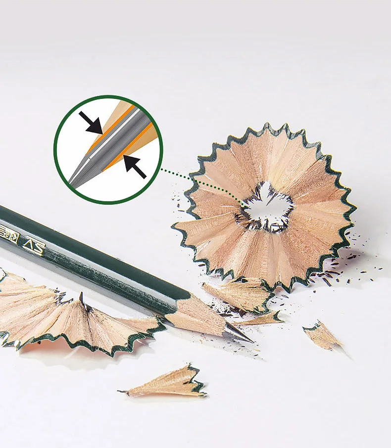 Faber Castell 9000 профессиональные карандаши для рисования набросок рисунок затенение Графитовые карандаши 16 градусов твердости для художника