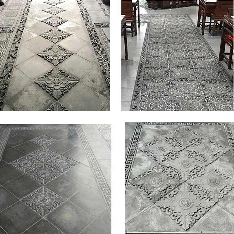 1 шт. DIY квадратная пластиковая форма для садового тротуара садовая стена резьба