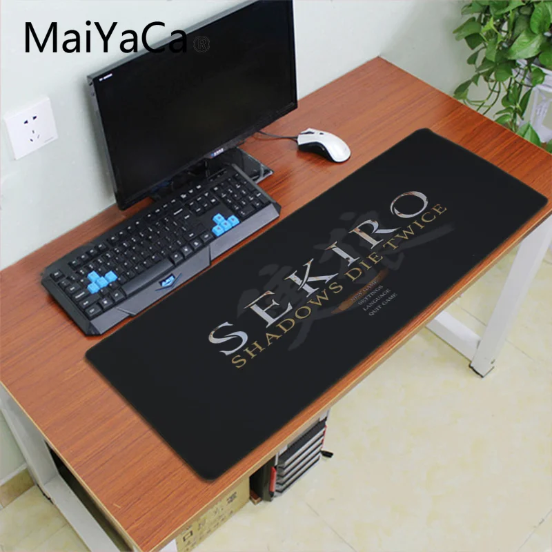 Резиновая мышь Maiyaca sekiro game1 прочный Настольный коврик для мыши большой игровой