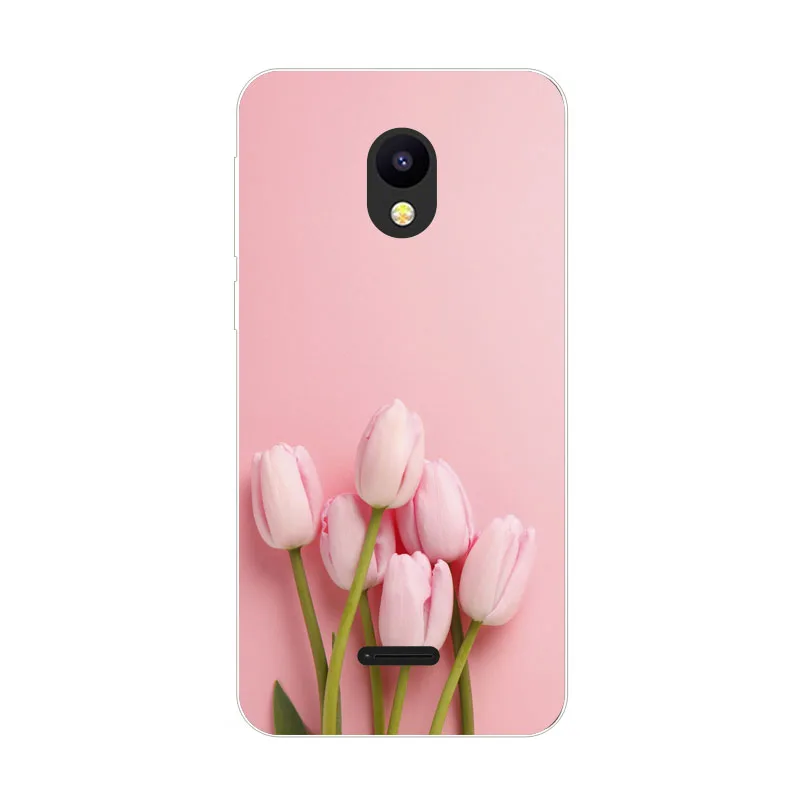 Чехол для Meizu C9 Pro силиконовый чехол с красочными лепестками мягкая задняя крышка