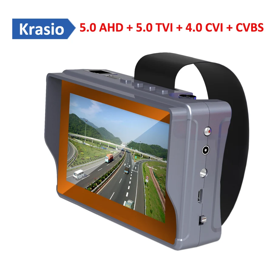 4 3 &quotнаручные CCTV тестер монитор для 5MP AHD TVI 4MP CVI аналоговая камера портативный