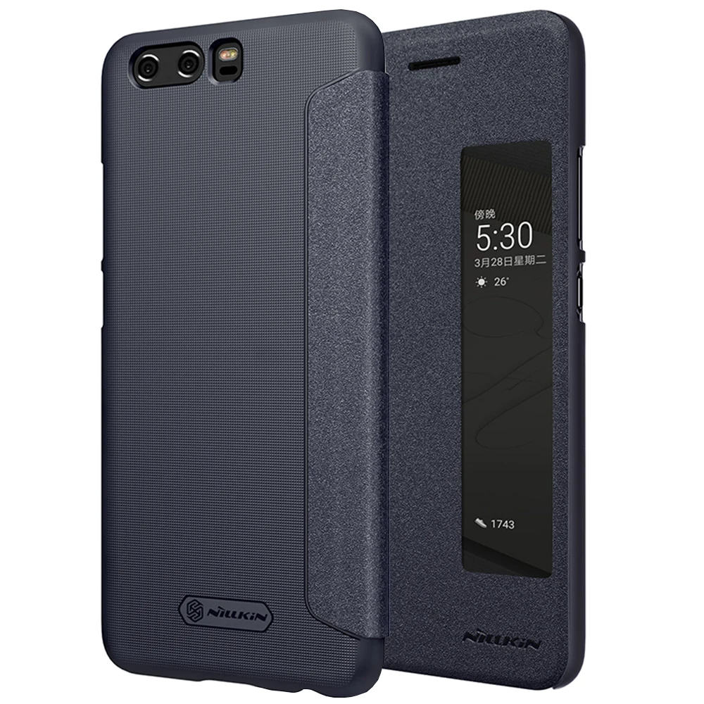 Для huawei P10 флип-чехол чехол NILLKIN Блестящий Ультратонкий чехол-книжка для P 10 с