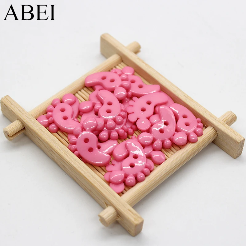 200pcs/lot Cartoon Feet Buttons for Baby Kids Clothing Embellishment Sew Tools Diy Handmade Button Crafts Garment Accessories | Дом и сад