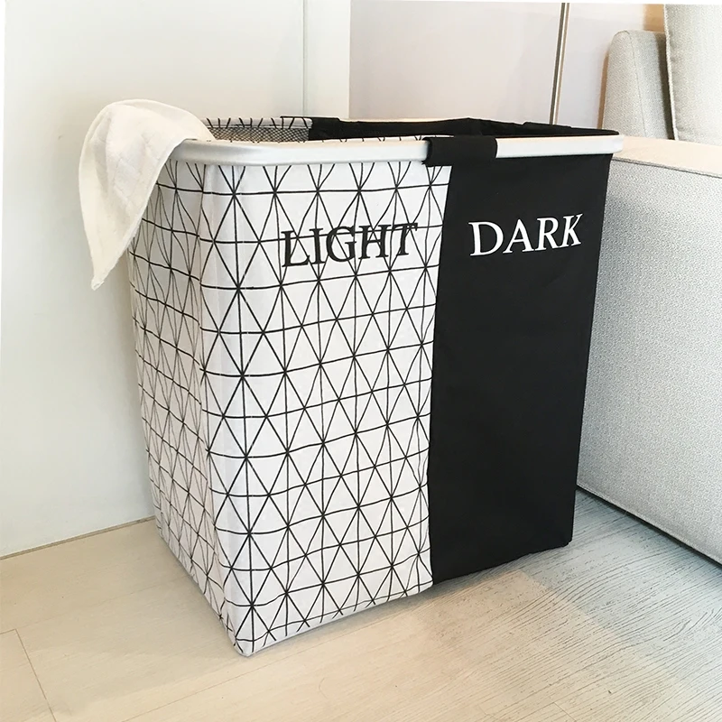 Большая складная корзина для белья из алюминиевого сплава грязной одежды