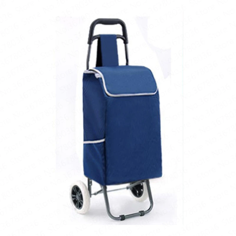 Двухколесная Тележка для покупок складная тележка багажа портативная ручной