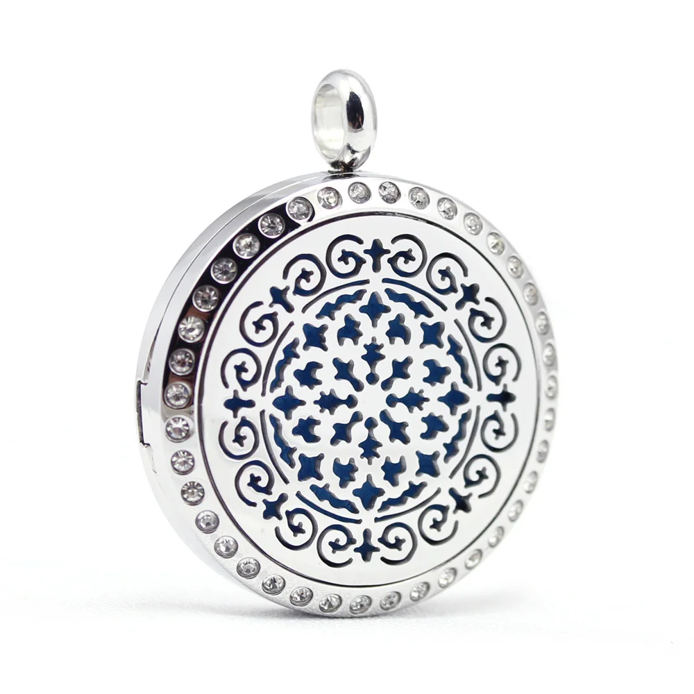 Женское Ожерелье Стразы из нержавеющей стали 30 мм|Подвески| |