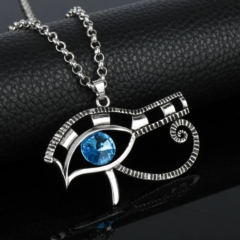 Fashion Egyptian Eye of Horus Charms Alloy Pendants Necklace Protection Spiritual Jewelry Party Necklaces