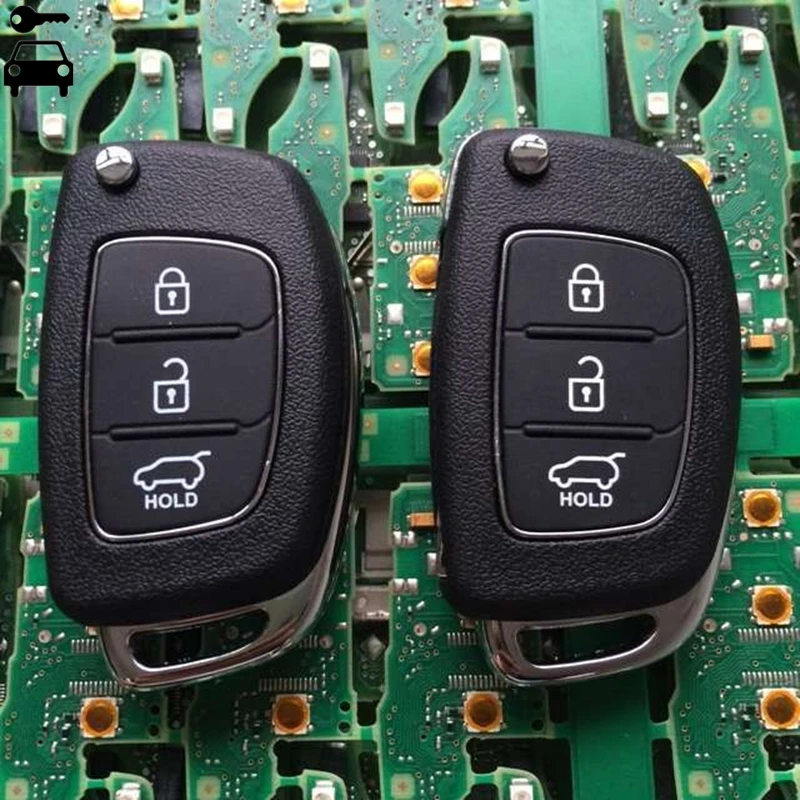 

ФОБ с 3 кнопками 433 МГц и чипом ID70 для Hyundai IX25
